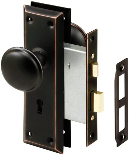 Prime-Line Products Classic Bronze Prime-Line E 2495 Mortise Keyed Knob